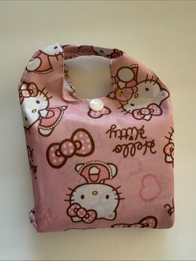 Hello Kitty Pink Foldable Shopping Tote